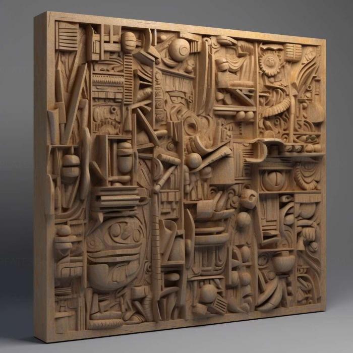 نموذج ثلاثي الأبعاد لآلة CNC 3D Art 